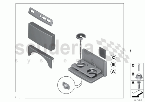 Part Diagram for Rolls Royce 51 16 2208517
