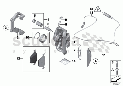 Part Diagram for Rolls Royce 34 21 6793777