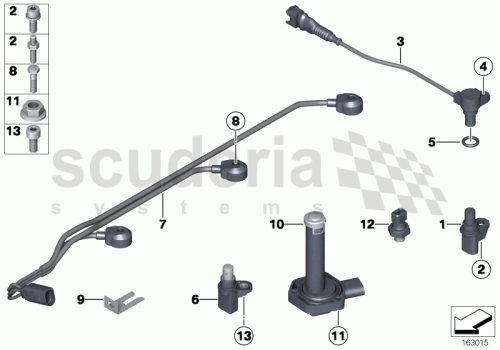 Part Diagram for Rolls Royce 12 14 7503140