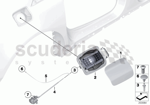 Part Diagram for Rolls Royce 67 11 7200674