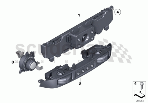 Part Diagram for Rolls Royce 61319323589