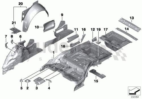 Part Diagram for Rolls Royce 41 11 7204111