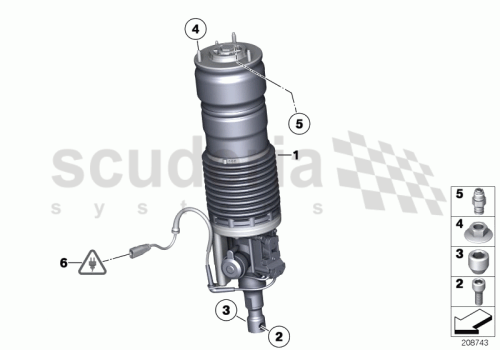 Part Diagram for Rolls Royce 37 11 6761554