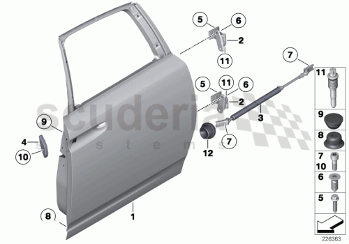 Part Diagram for Rolls Royce 51 22 7200407