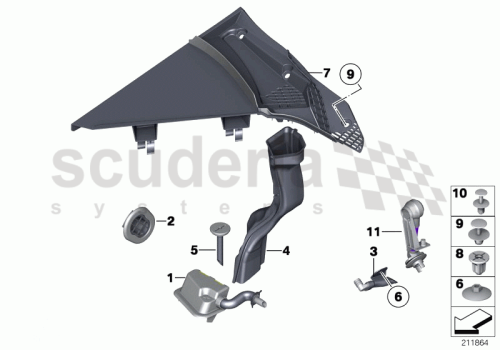 Part Diagram for Rolls Royce 51 47 1911992