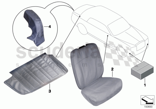Part Diagram for Rolls Royce 51 11 9138201