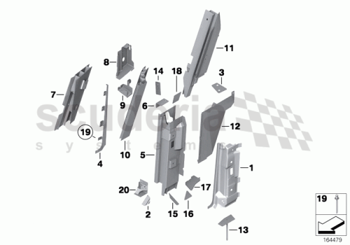 Part Diagram for Rolls Royce 41 21 7206615