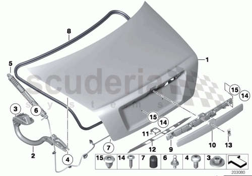 Part Diagram for Rolls Royce 51 14 7222598