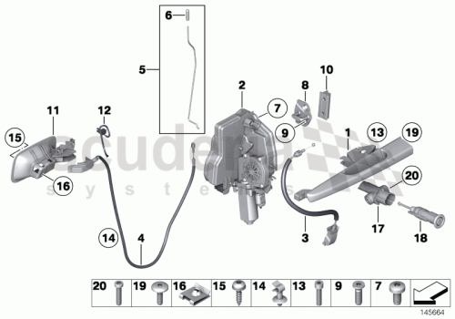 Part Diagram for Rolls Royce 51 71 7040131