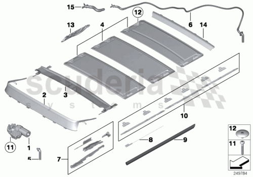 Part Diagram for Rolls Royce 54 10 7205319