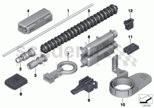 Part Diagram for Rolls Royce 61 13 6901846