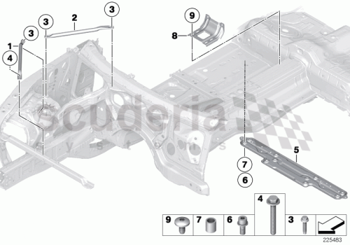 Part Diagram for Rolls Royce 41 00 7203905