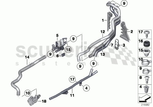 Part Diagram for Rolls Royce 64 21 3405913
