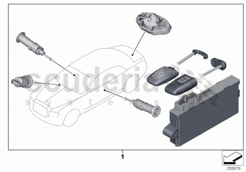Part Diagram for Rolls Royce 51 21 0038613