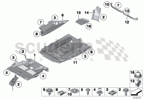 Part Diagram for Rolls Royce 51 71 7176389