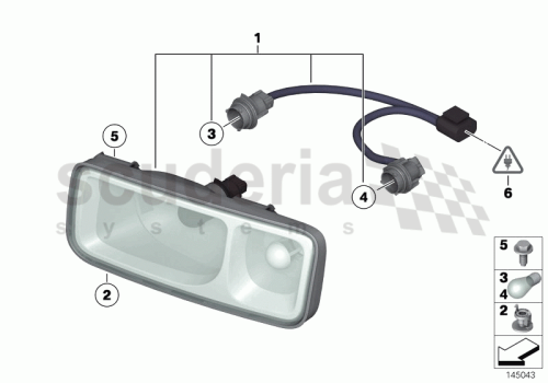 Part Diagram for Rolls Royce 61 13 8366245