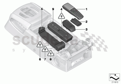 Part Diagram for Rolls Royce 61 13 1393723