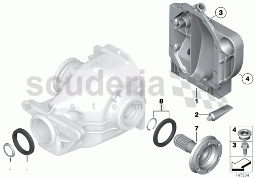 Part Diagram for Rolls Royce 33 11 7521293