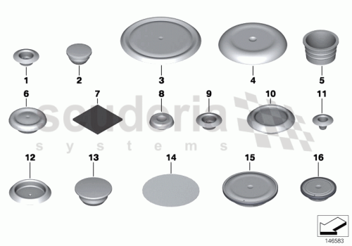Part Diagram for Rolls Royce 51 71 1922189