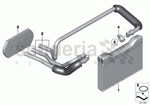 Part Diagram for Rolls Royce 64 11 6933924