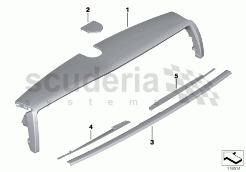 Part Diagram for Rolls Royce 51 45 2156344
