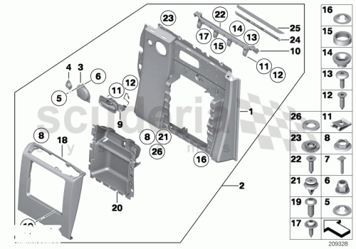 Part Diagram for Rolls Royce 51 42 7046851