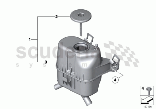 Part Diagram for Rolls Royce 17 13 7524812