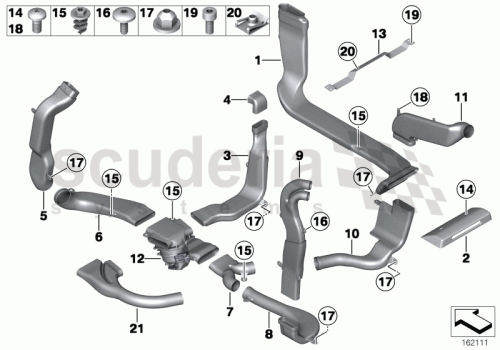 Part Diagram for Rolls Royce 64 22 6985715