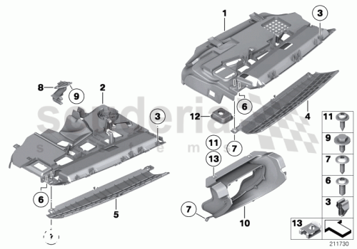 Part Diagram for Rolls Royce 51 45 9224511