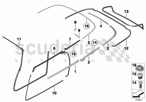 Part Diagram for Rolls Royce 51 17 7175805
