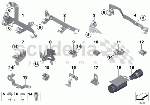 Part Diagram for Rolls Royce 12 52 7515669