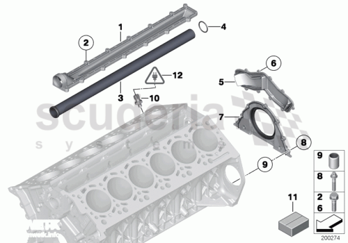 Part Diagram for Rolls Royce 11 14 7500355