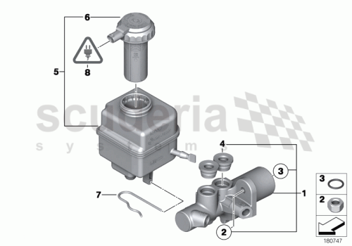Part Diagram for Rolls Royce 34 31 1159007