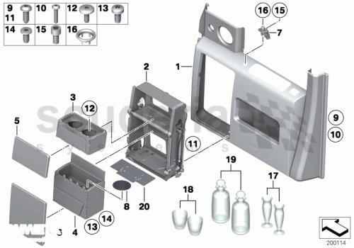 Part Diagram for Rolls Royce 51 42 9169183