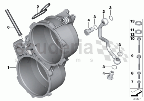 Part Diagram for Rolls Royce 12 31 1439988