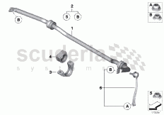 Part Diagram for Rolls Royce 31 30 6780015