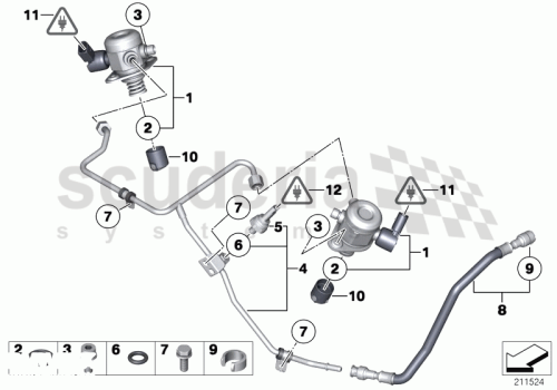 Part Diagram for Rolls Royce 07 11 9903844