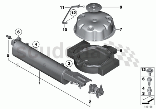 Part Diagram for Rolls Royce 37 14 6756263