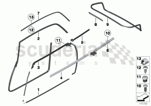 Part Diagram for Rolls Royce 51 35 7003160