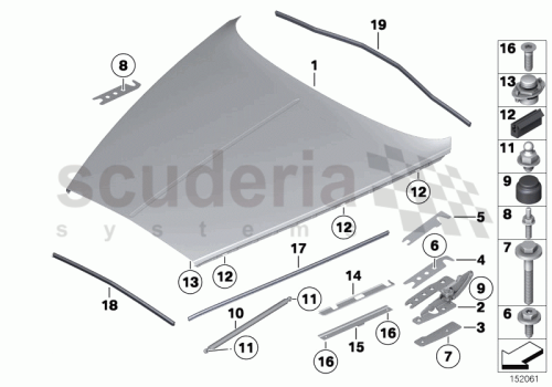 Part Diagram for Rolls Royce 41 61 7041046