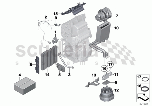 Part Diagram for Rolls Royce 64 50 8390603