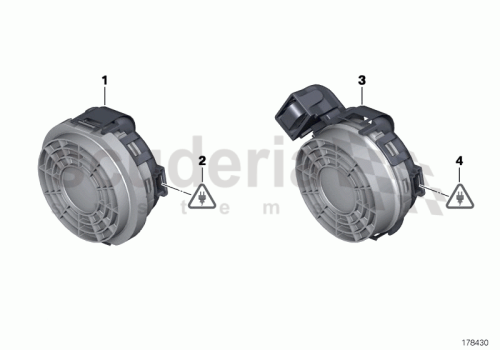 Part Diagram for Rolls Royce 61 35 9234087