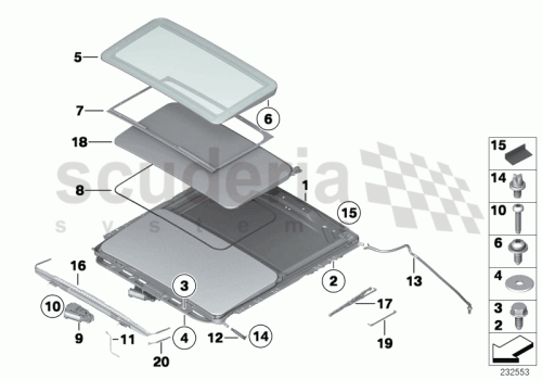 Part Diagram for Rolls Royce 54 13 7060976