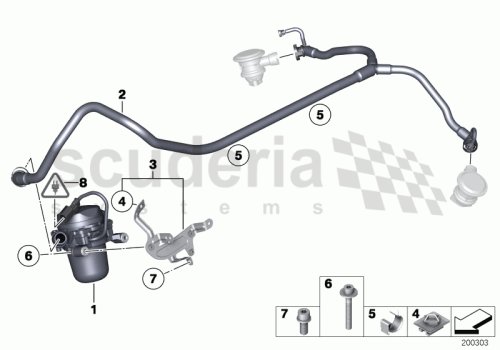 Part Diagram for Rolls Royce 11 78 7548951