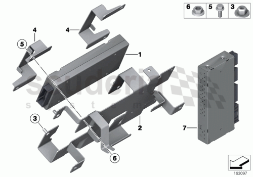 Part Diagram for Rolls Royce 84 13 6907408