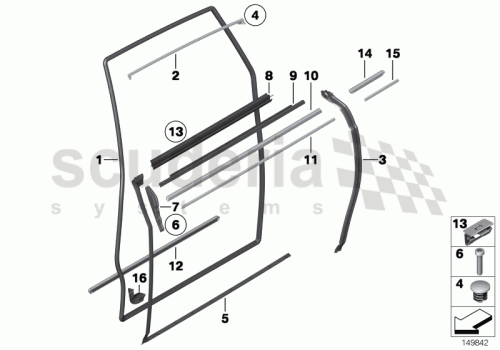 Part Diagram for Rolls Royce 51 35 7178168