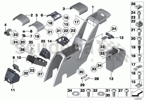 Part Diagram for Rolls Royce 51 41 9143799