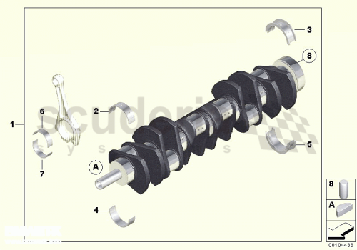Part Diagram for Rolls Royce 11 21 2212616