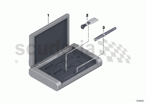 Part Diagram for Rolls Royce 51 16 9164158
