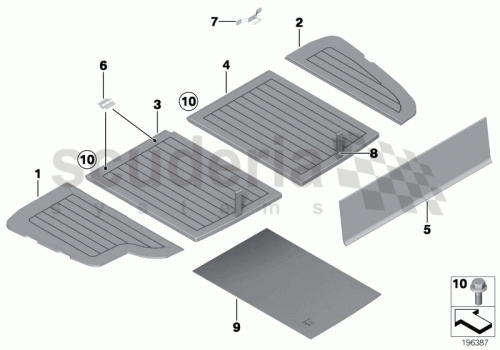 Part Diagram for Rolls Royce 51 47 7244235